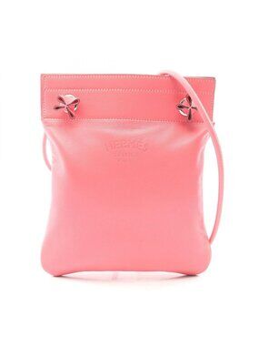 Hermes Shoulder Bag Aline Mini Rose Azalea Leather